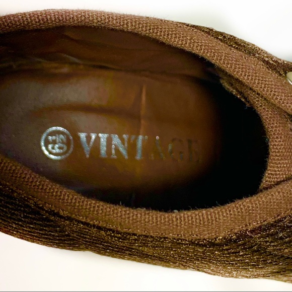 Vintage Brand Brown Lace Up Platforms: Size 6.5 - Picture 7 of 8